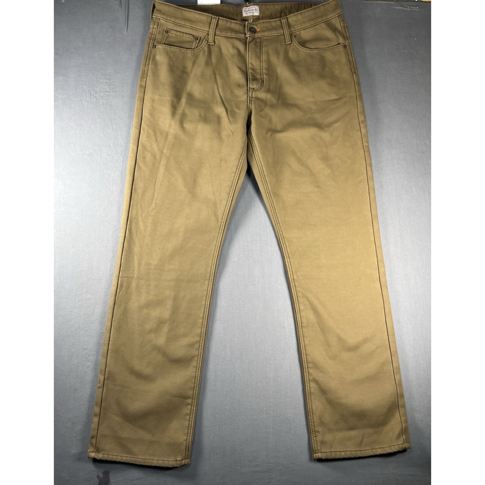 NWT Weatherproof Vintage Men's Pants 38x32 Khaki Stretch Regular Fit